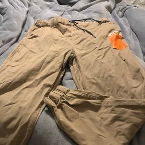 Khaki joggers